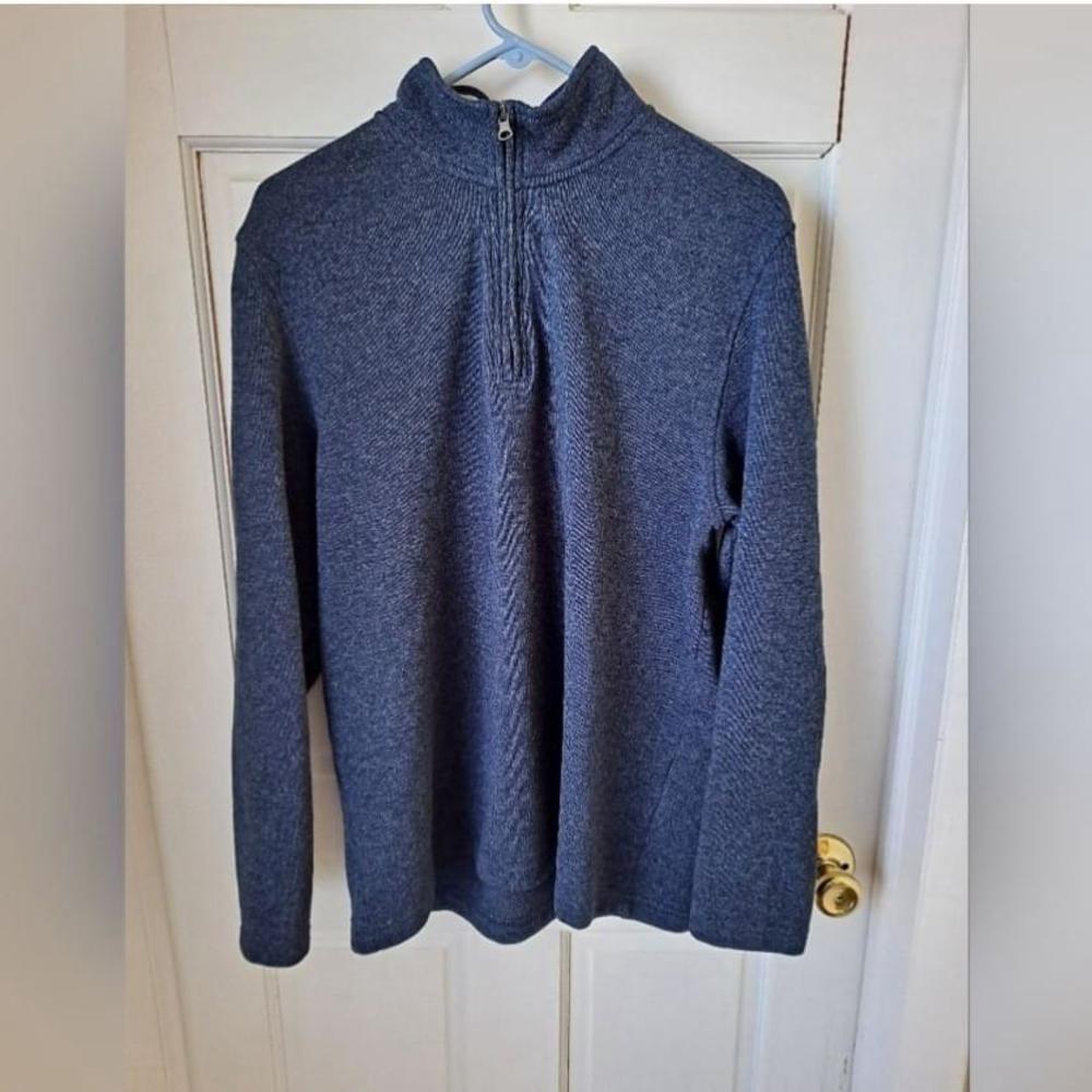 IZOD half zip lightweight sweater LG